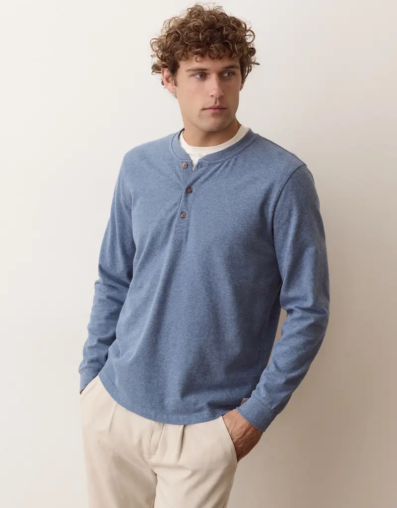 Marine Layer Luxe Jersey Henley