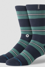Stance L Caesar Stripe Crew- Green