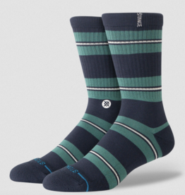 Stance L Caesar Stripe Crew- Green