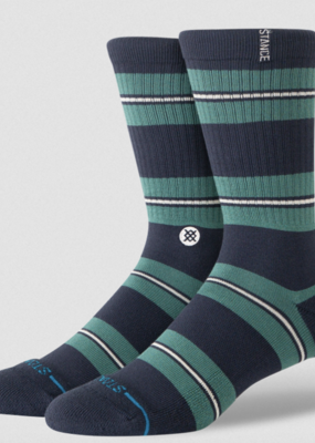 Stance L Caesar Stripe Crew- Green