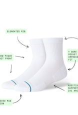 Stance L Signature Quarter-White