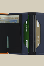 Secrid Slimwallet Matte Nightblue & Orange