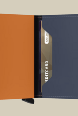 Secrid Slimwallet Matte Nightblue & Orange