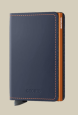 Secrid Slimwallet Matte Nightblue & Orange