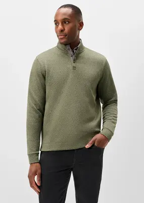 Johnnie-O Quilted Henley Pullover