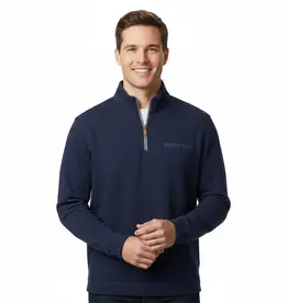 Johnnie-O Flame Stitch Quarter Zip