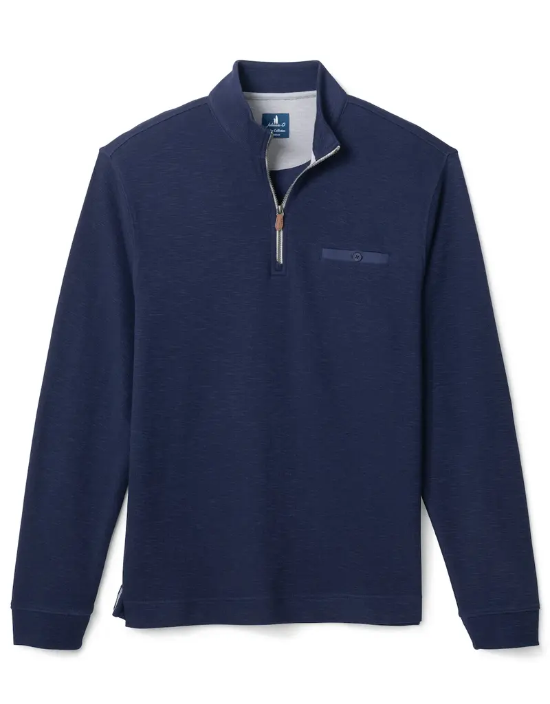 Johnnie-O Flame Stitch Quarter Zip