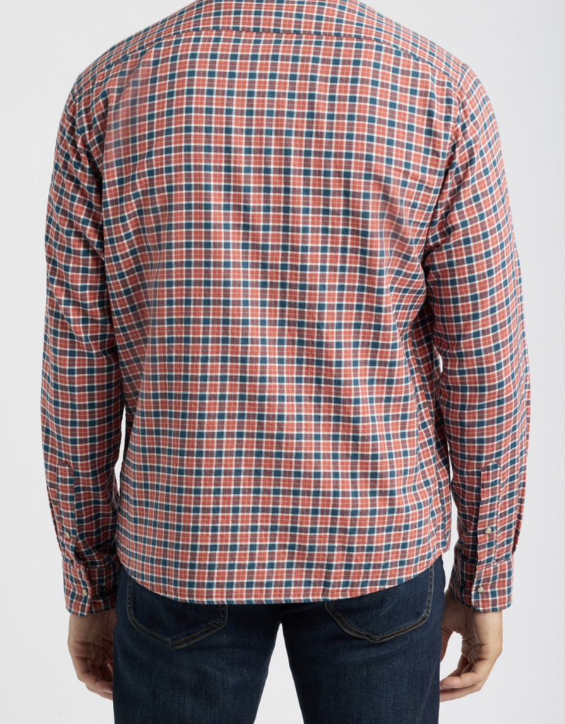 Johnnie-O Snap Check Button Up