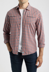 Johnnie-O Snap Check Button Up