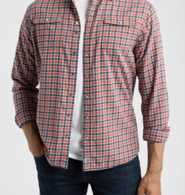 Johnnie-O Snap Check Button Up