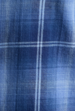 Johnnie-O Snap Indigo Plaid Button Up