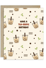 Cute Asian Cards Tea-riffic Milk Tea Card