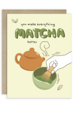 Cute Asian Cards Matcha Better