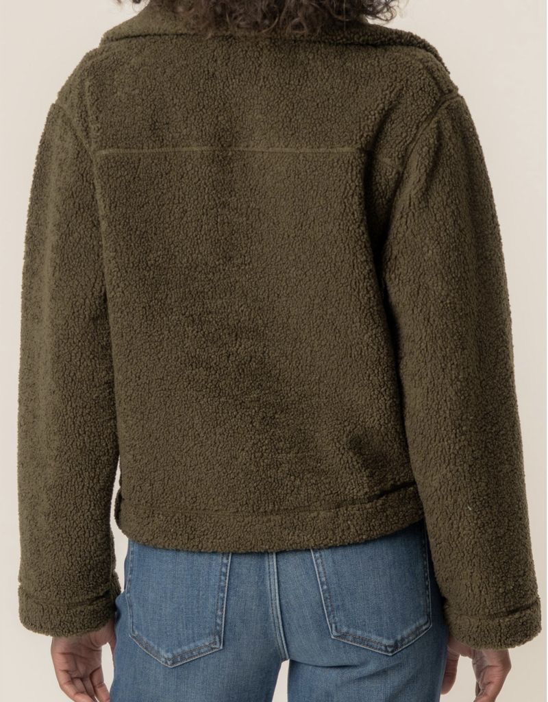 Kut from the Kloth Dena Faux Shearling Zip Up