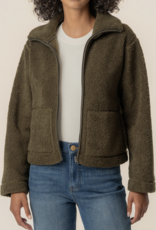 Kut from the Kloth Dena Faux Shearling Zip Up