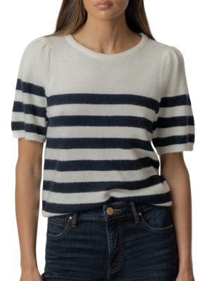 Kut from the Kloth Monika SS Stripe Sweater