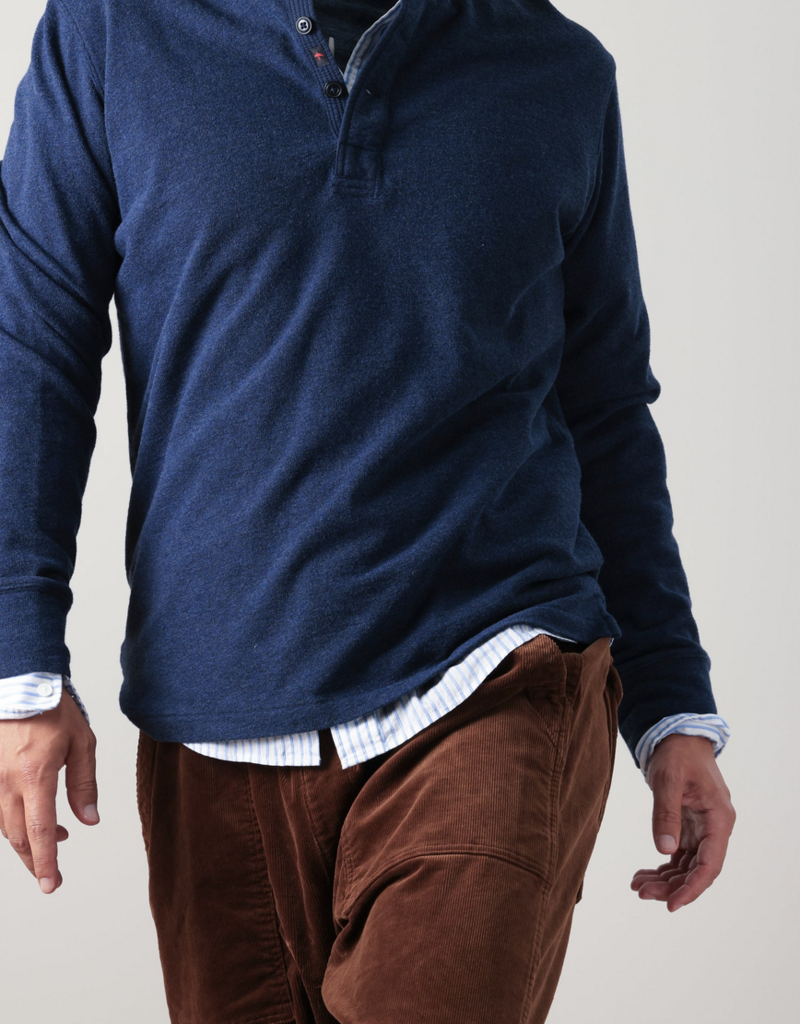 Relwen Slub Jersey Henley