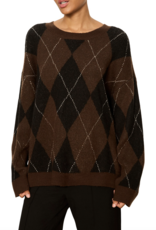 Sanctuary Argyle Crew Pullover