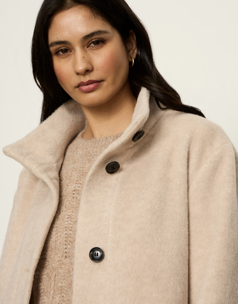 Sanctuary Bundled Wool Coat