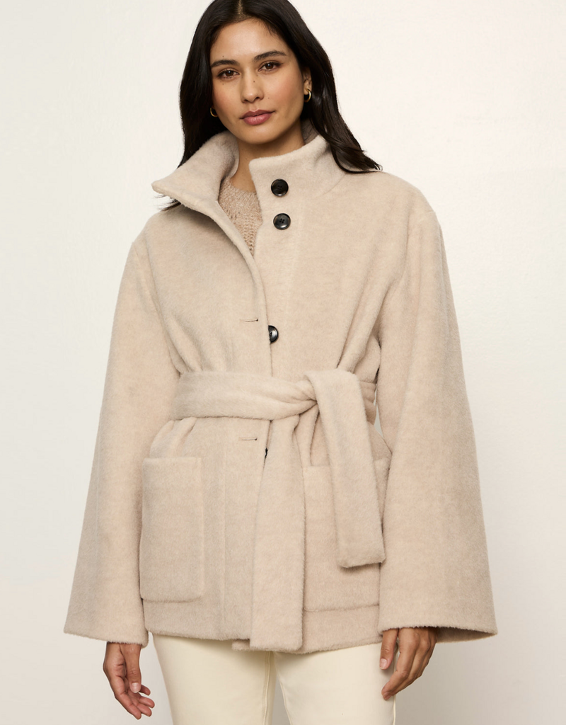 Sanctuary Bundled Wool Coat