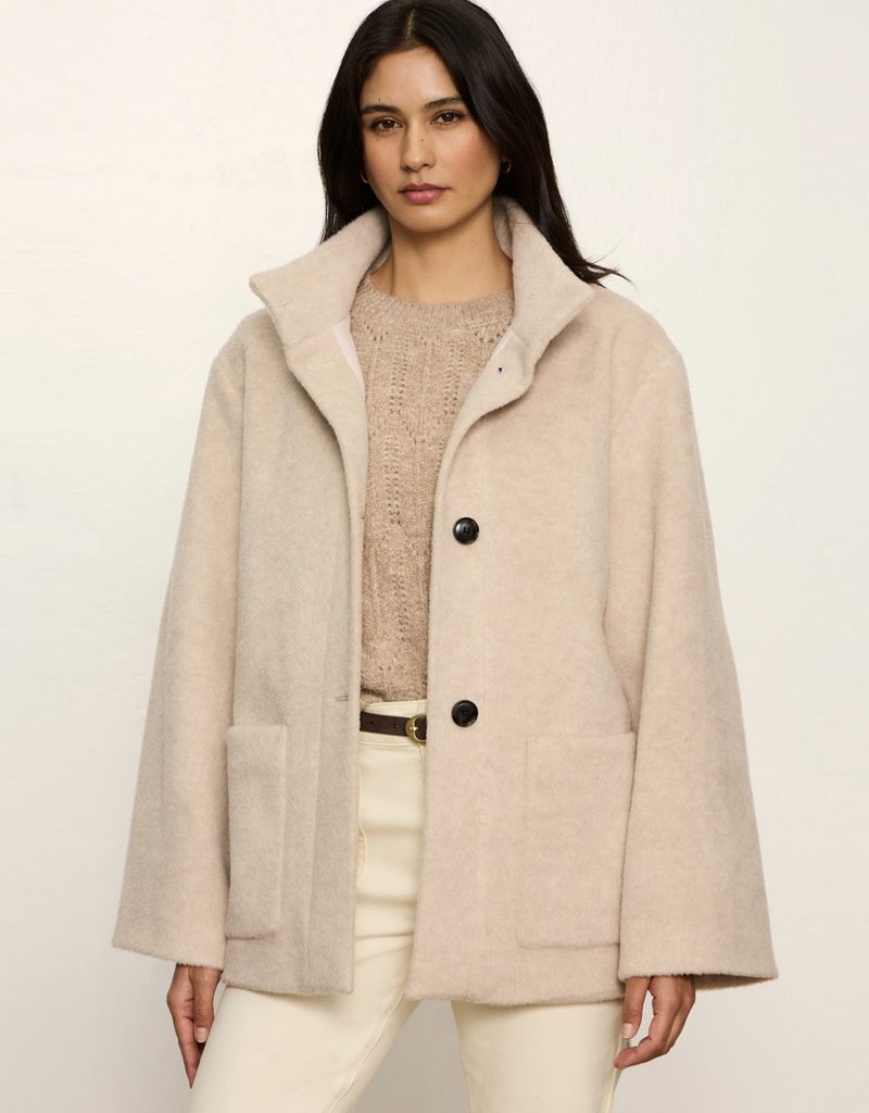 Sanctuary Bundled Wool Coat