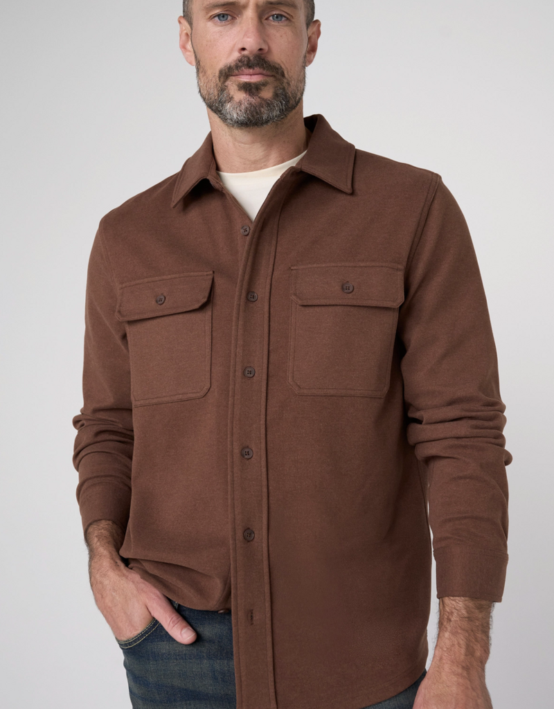 Liverpool Long Sleeve Button Up Knit Shirt