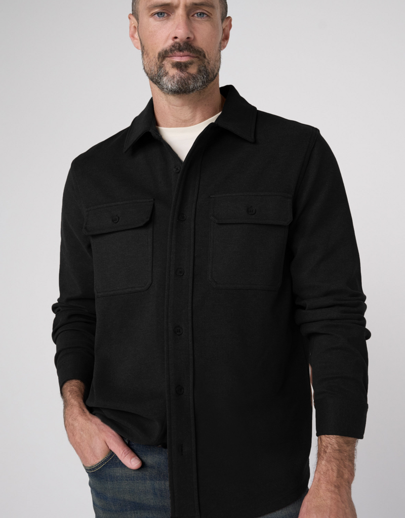 Liverpool Long Sleeve Button Up Knit Shirt