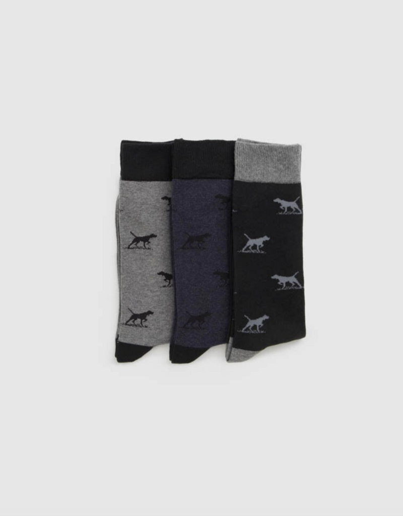 Rodd & Gunn Dogs-A-Plenty Socks 3 Pack