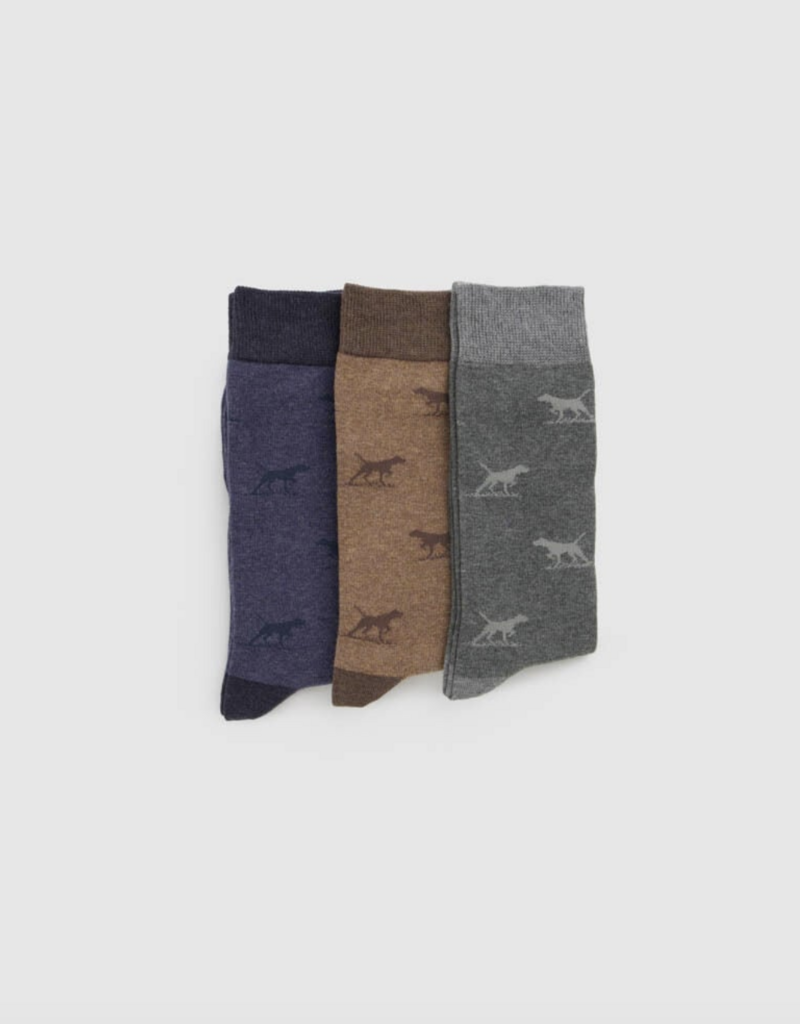 Rodd & Gunn Dogs-A-Plenty Socks 3 Pack