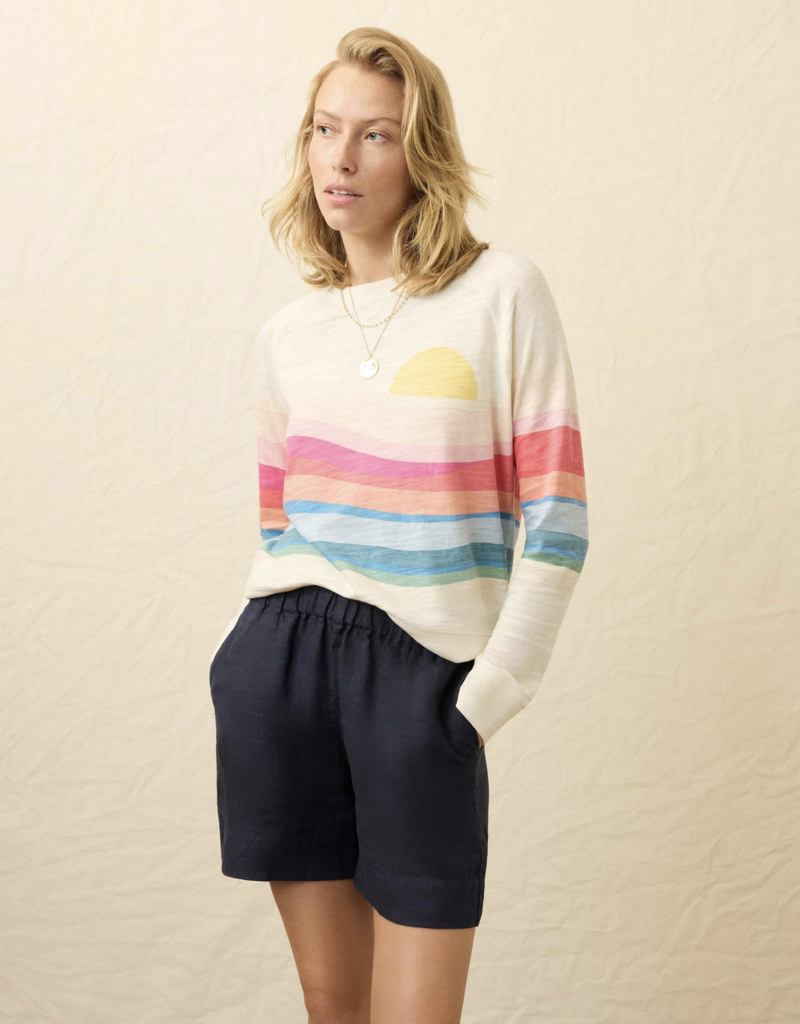 Faherty Sunwashed Slub Crewneck