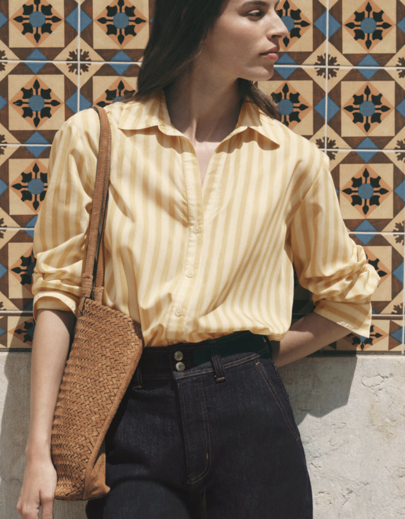 Z Supply Golden Haven Stripe Button Up