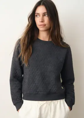 Marine Layer Corbet Quilted Crewneck