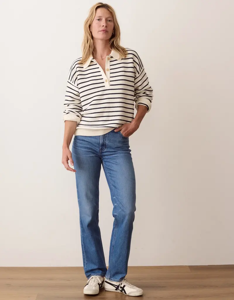 Marine Layer Valerie Polo Sweater