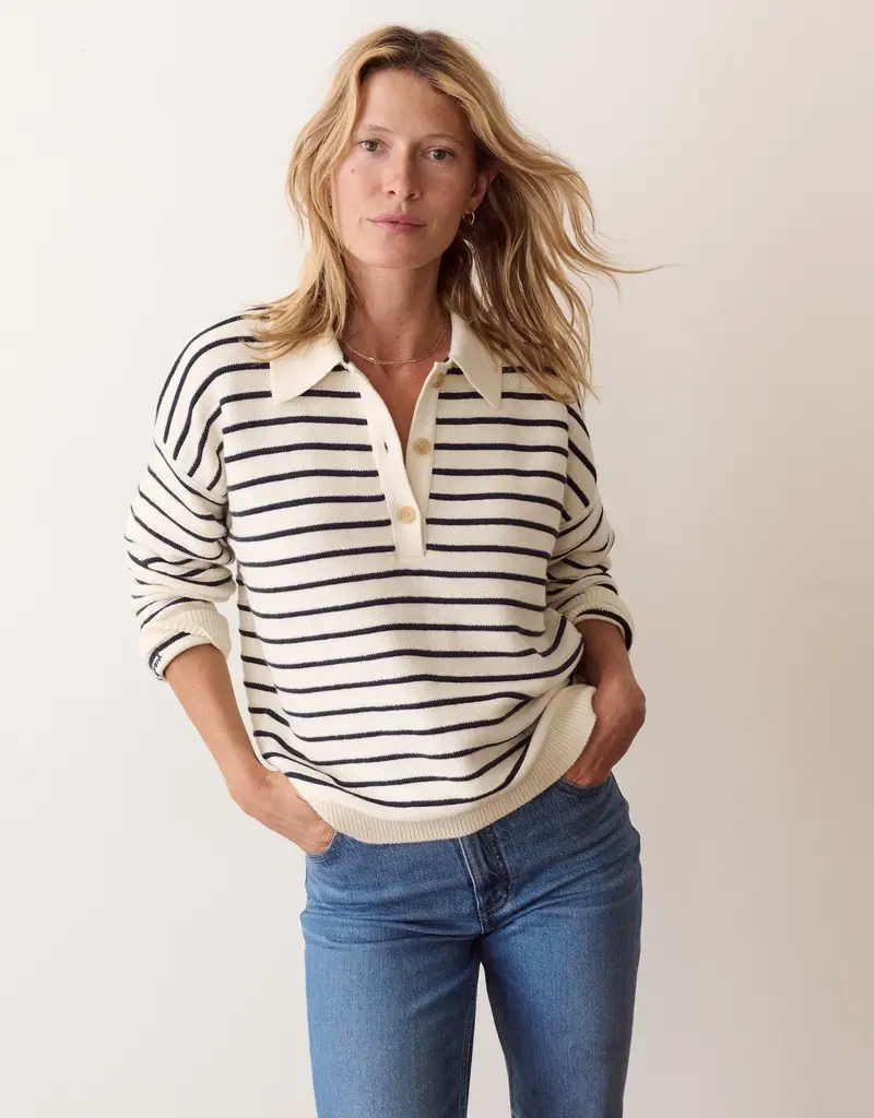 Marine Layer Valerie Polo Sweater