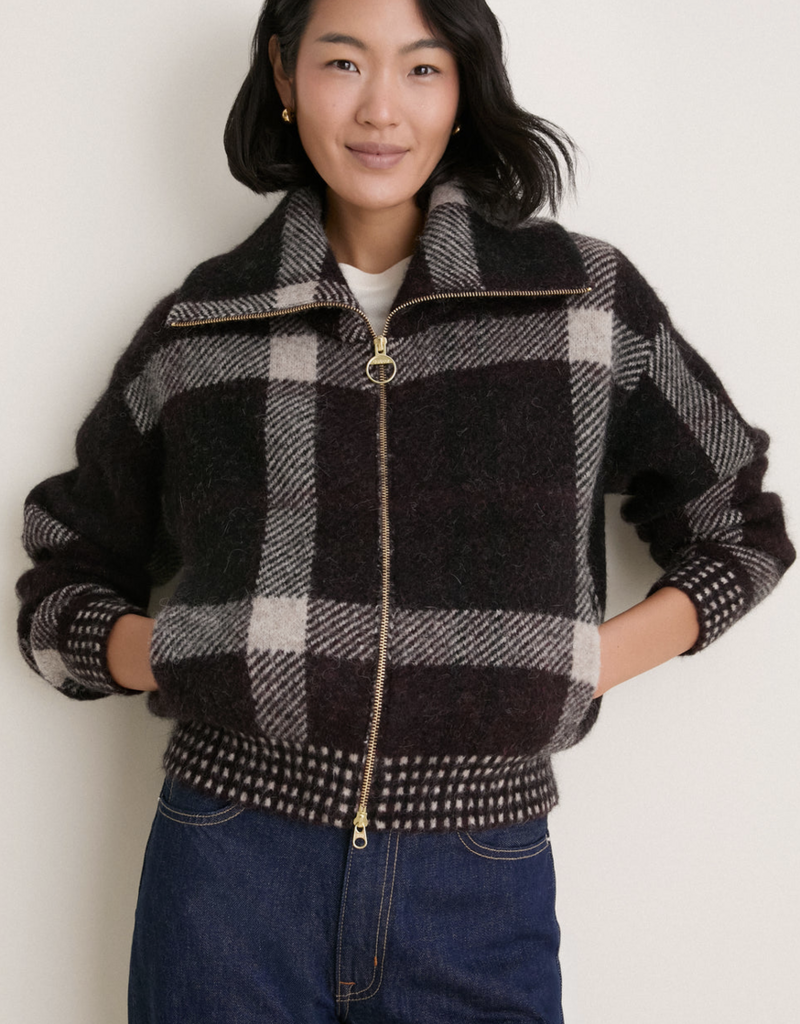 Barbour Carville Knitted Zip Through