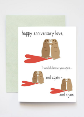 ILOOTPAPERIE Groundhog Day Happy Anniversary