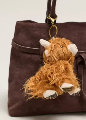 Barbour Highland Cow Key Chain