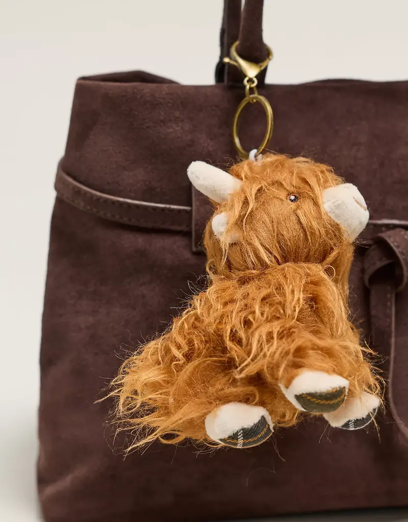 Barbour Highland Cow Key Chain