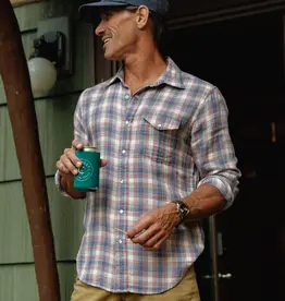 Double Cloth Flannel Pearl Snap