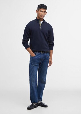 Barbour Cotton Half Zip Knitted Jumper