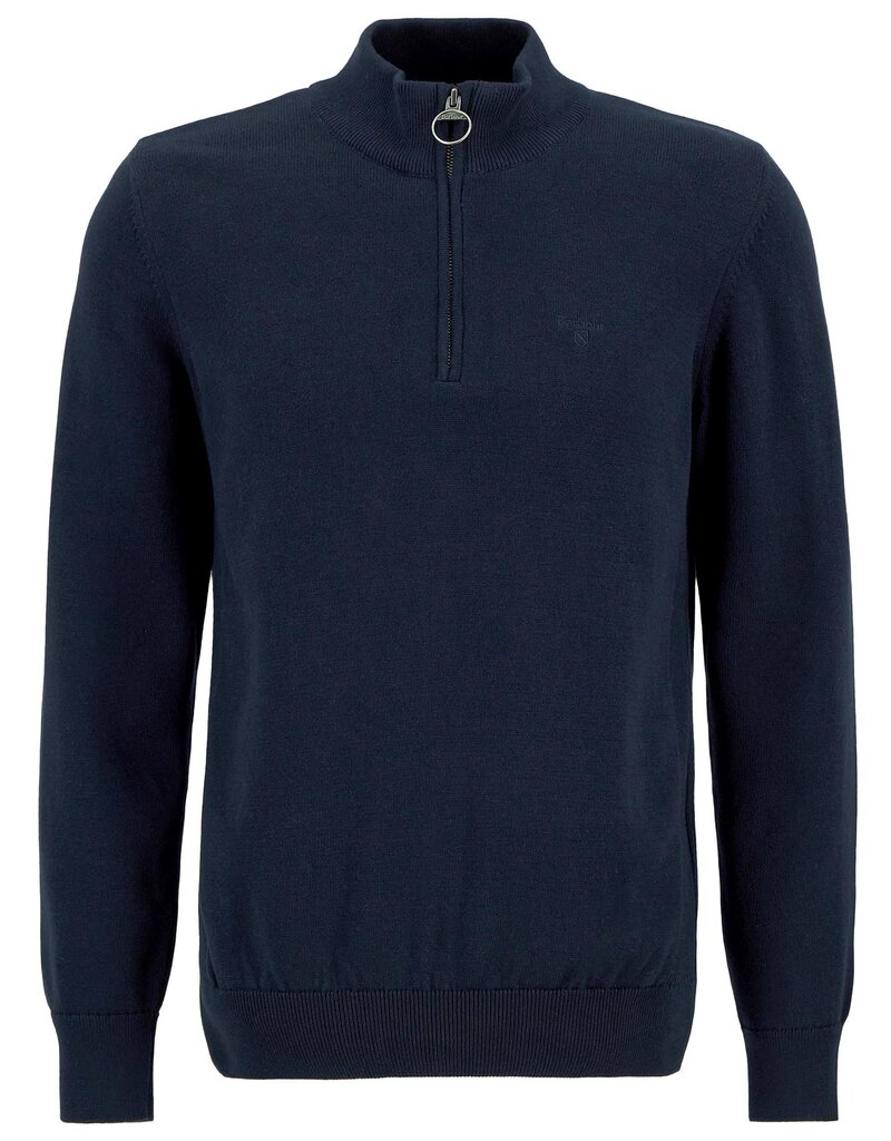 Barbour Cotton Half Zip Knitted Jumper