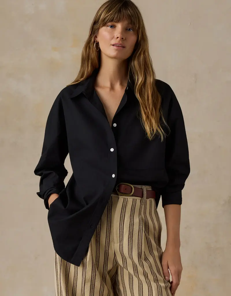 Faherty Coastal Poplin Relaxed Shirt