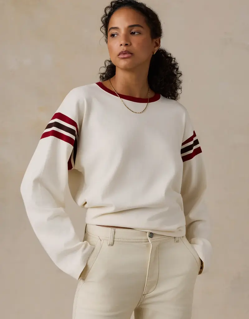 Faherty Sport Jersey Throwback LS Tee