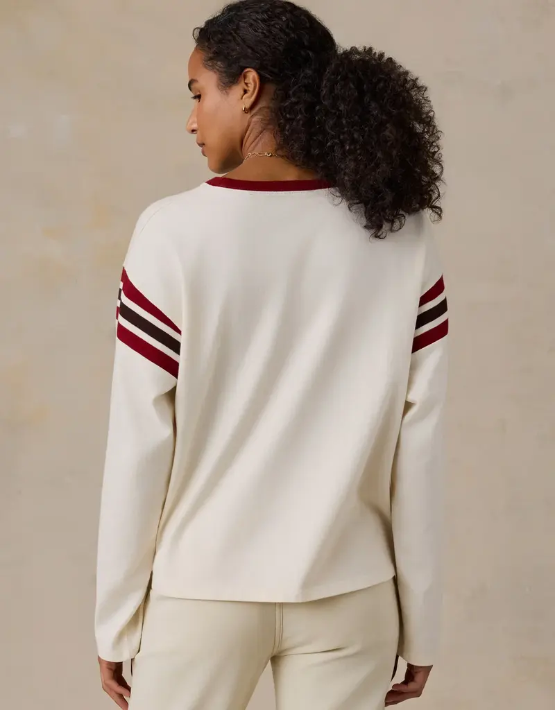 Faherty Sport Jersey Throwback LS Tee