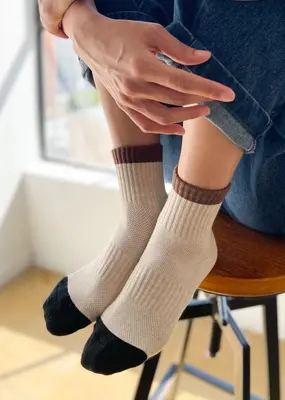 Le Bon Shoppe Colorblock Girlfriend Black Coffee