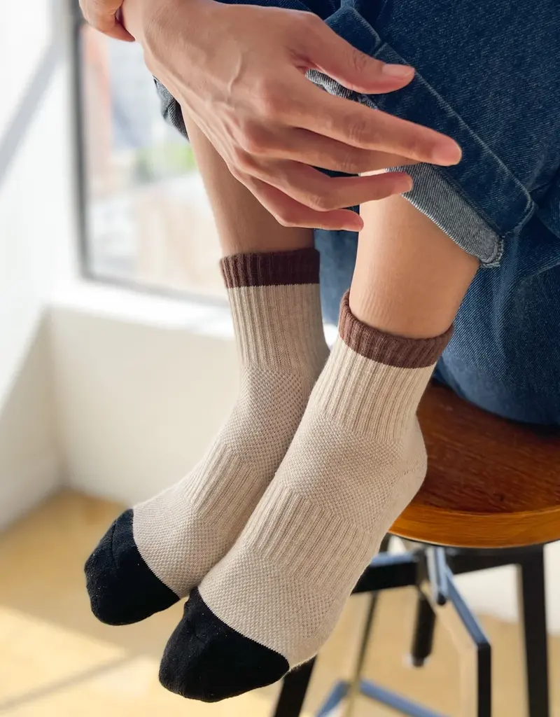 Le Bon Shoppe Colorblock Girlfriend Black Coffee