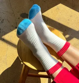 Le Bon Shoppe Colorblock Girlfriend Blue Red