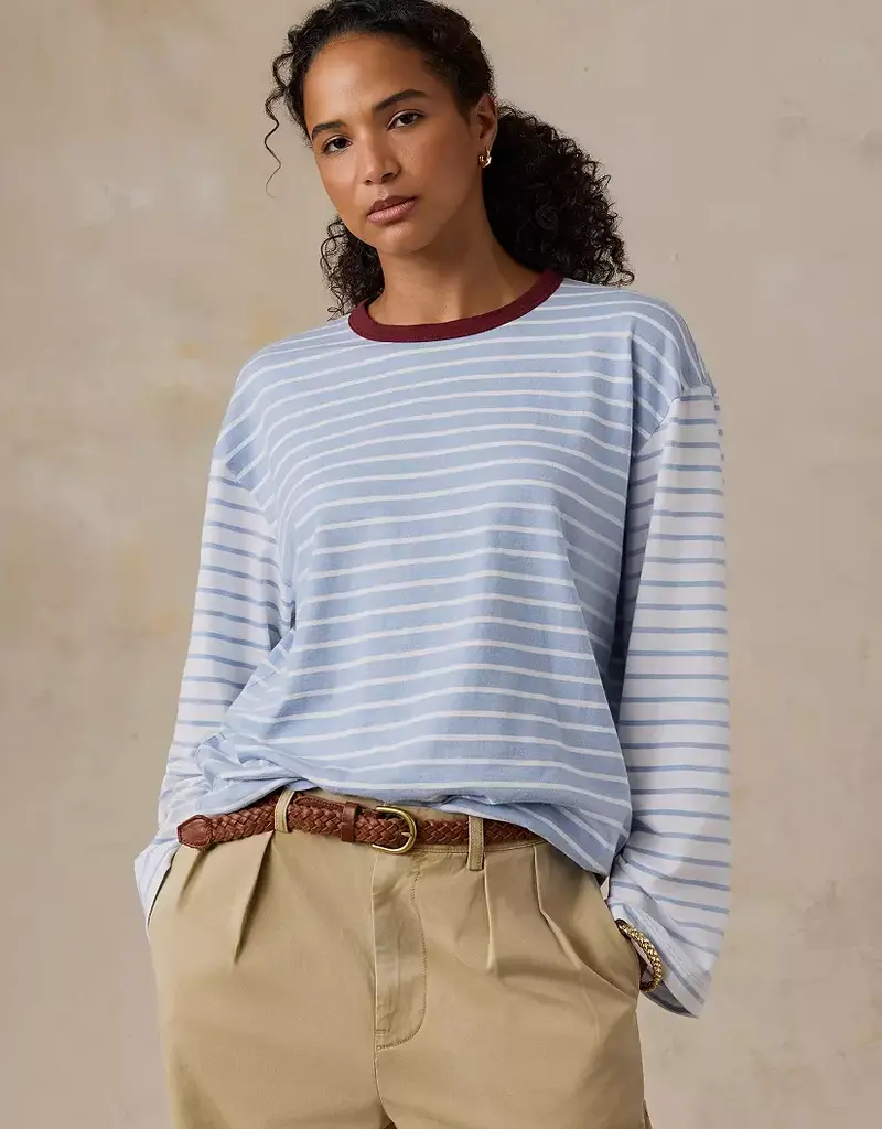 Faherty Sunwashed LS Retro Tee
