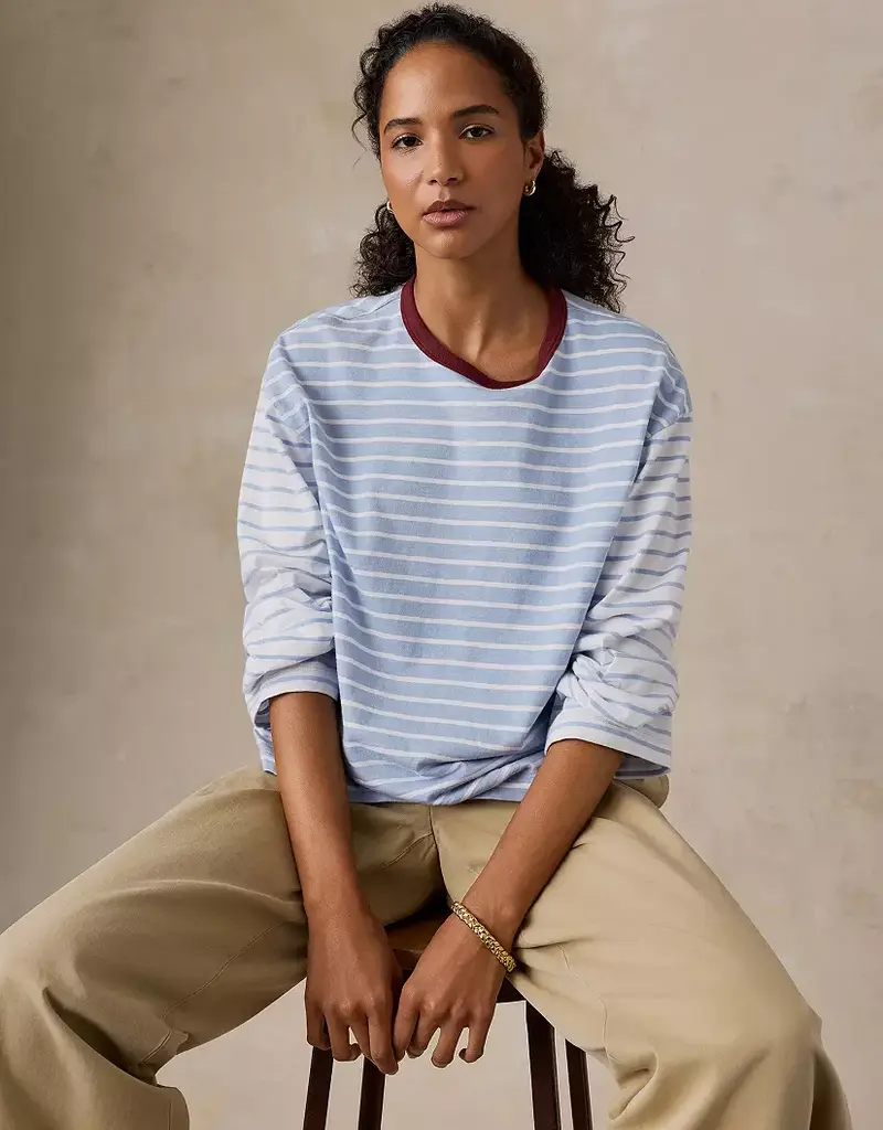 Faherty Sunwashed LS Retro Tee