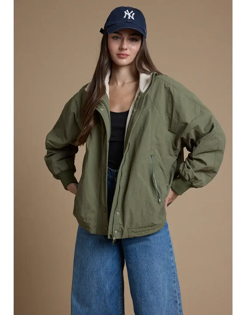 Raisonnel Cozy Fleece-Lined Zip & Snap Jacket